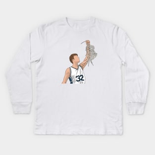 Christian Laettner Kids Long Sleeve T-Shirt